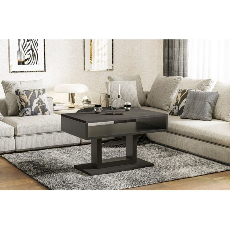 TU MESITA - Mesa de Centro Moderna Isidra color Negro TU MESITA