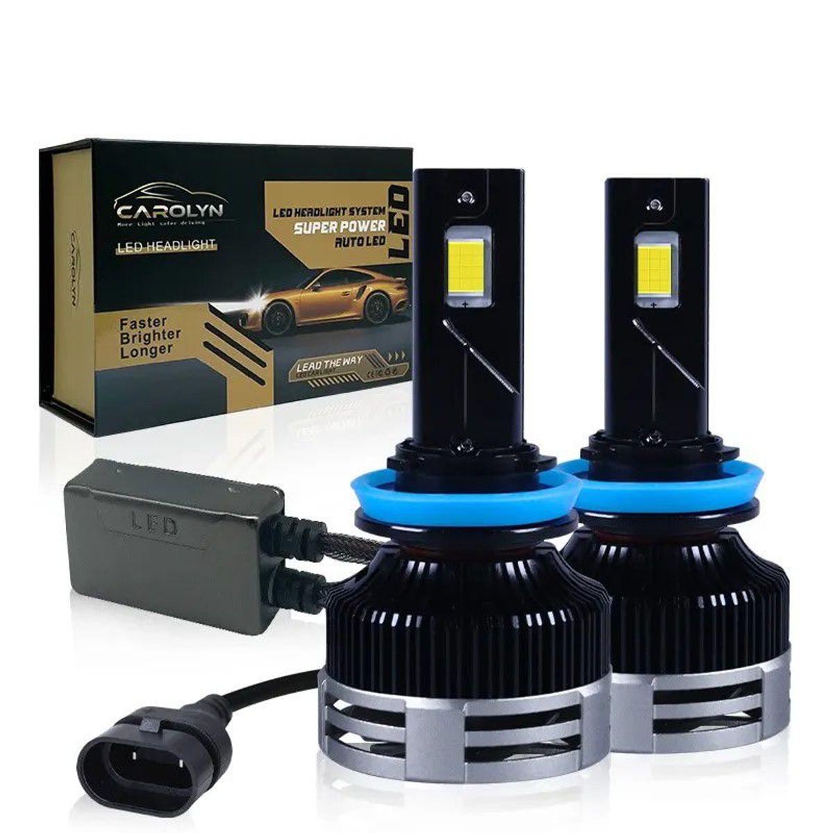 GENERICO - Kit Focos Led Carolyn L100 Original H11 40000lm