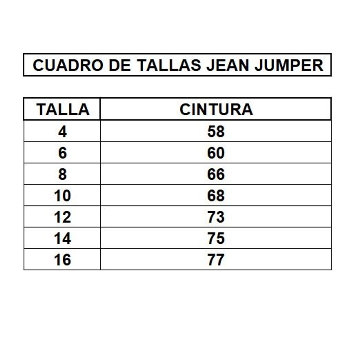 GENERICO - Jumper de Jean con dos tirantes