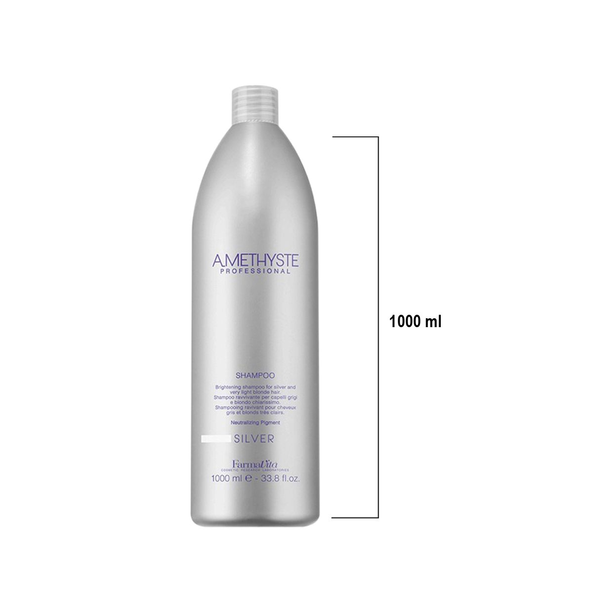 FARMAVITA - Amethyste Silver - Shampoo Matizador violeta 1000ml