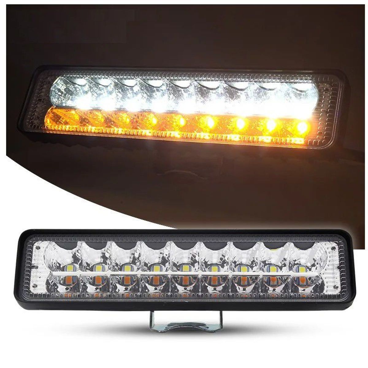 GENERICO - Barra Led Neblinero 36w Auto Camioneta Original Blancoambar