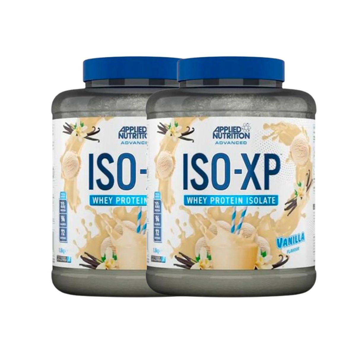 APPLIED NUTRITION - Pack 02 Proteínas Applied Nutrition ISO-XP 1.8 kg Vainilla