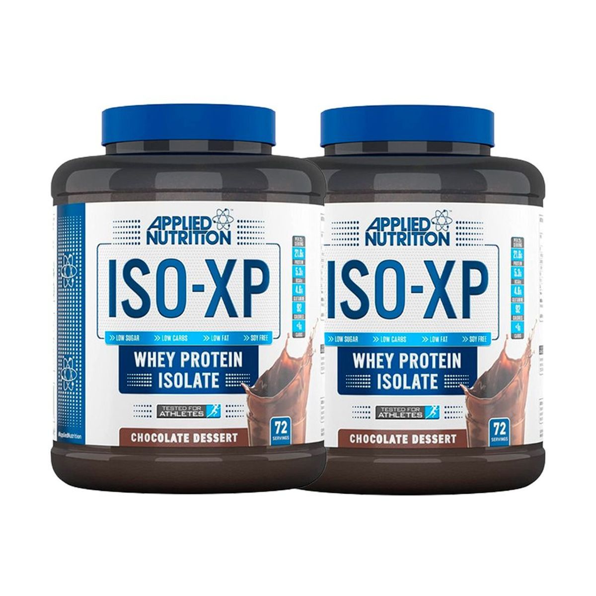APPLIED NUTRITION - Pack 02 Proteínas Applied Nutrition ISO-XP 1.8 kg Chocolate