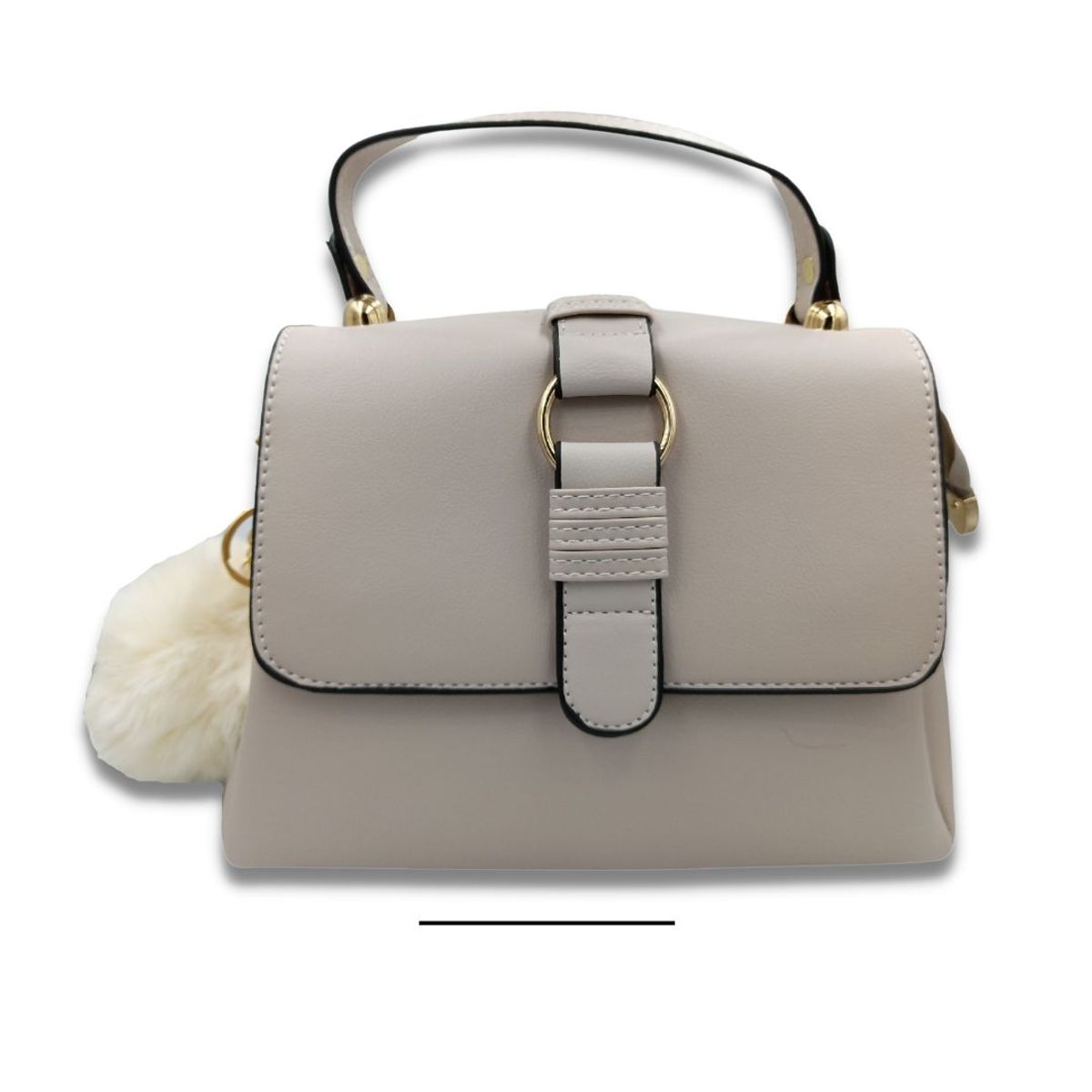 GENERICO - CARTERA MORRAL CON POM POM