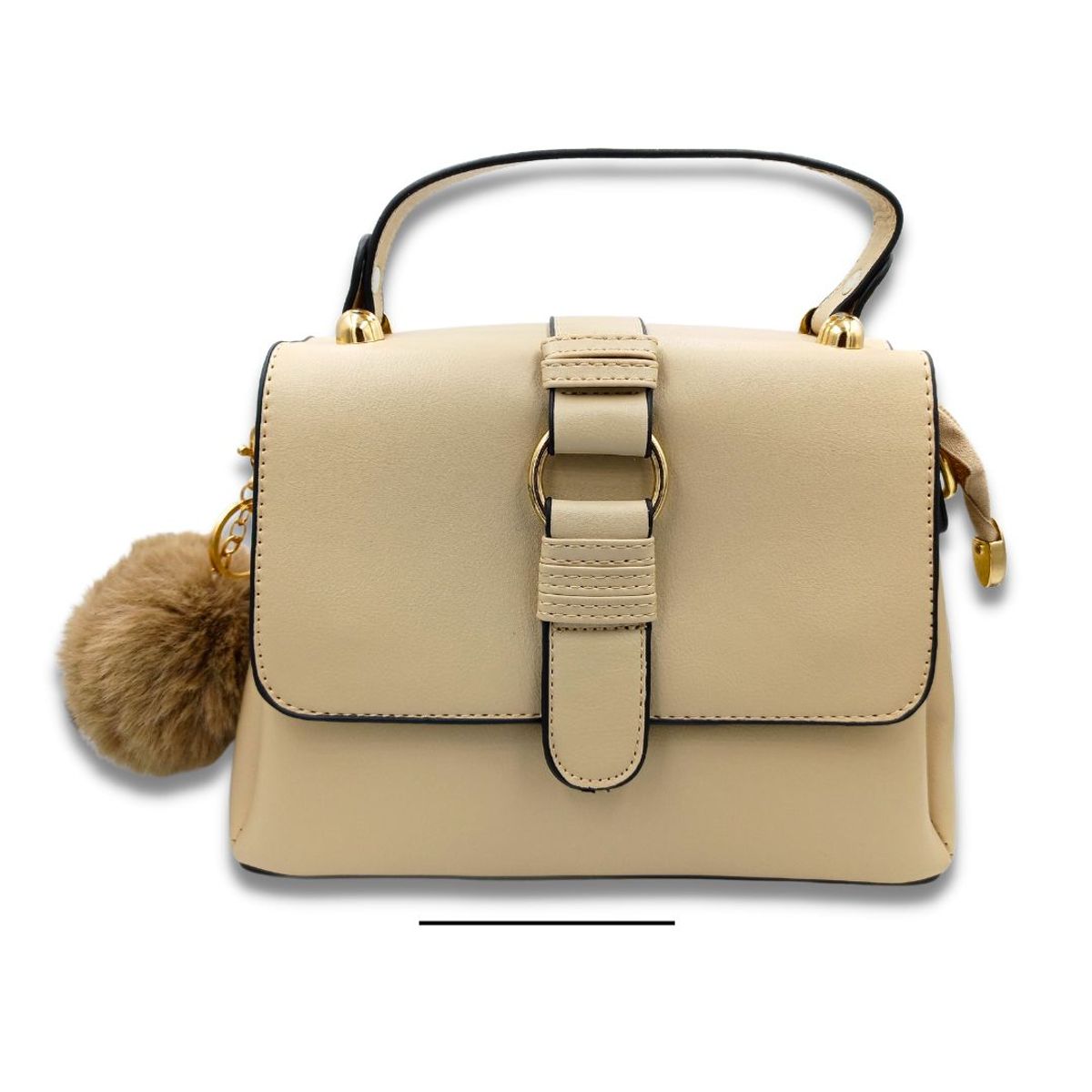 GENERICO - CARTERA MORRAL CON POM POM