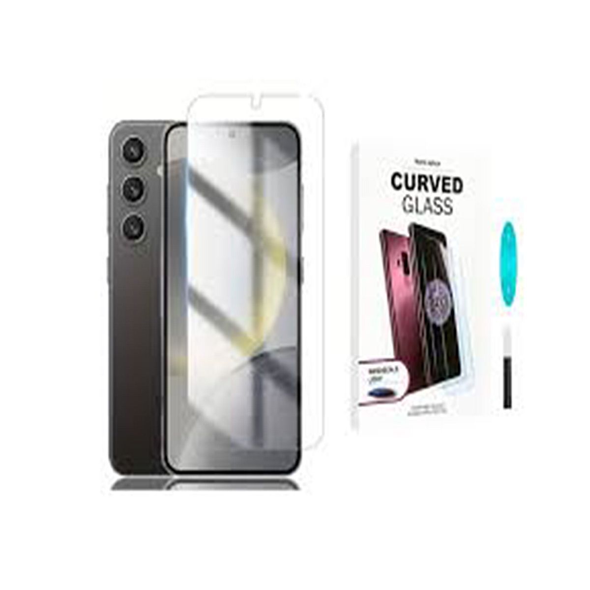 GENERICO - VIDRIO UV PARA SAMSUNG S24 PLUS MICA PROTECTOR CURVO TRANSPARENTE