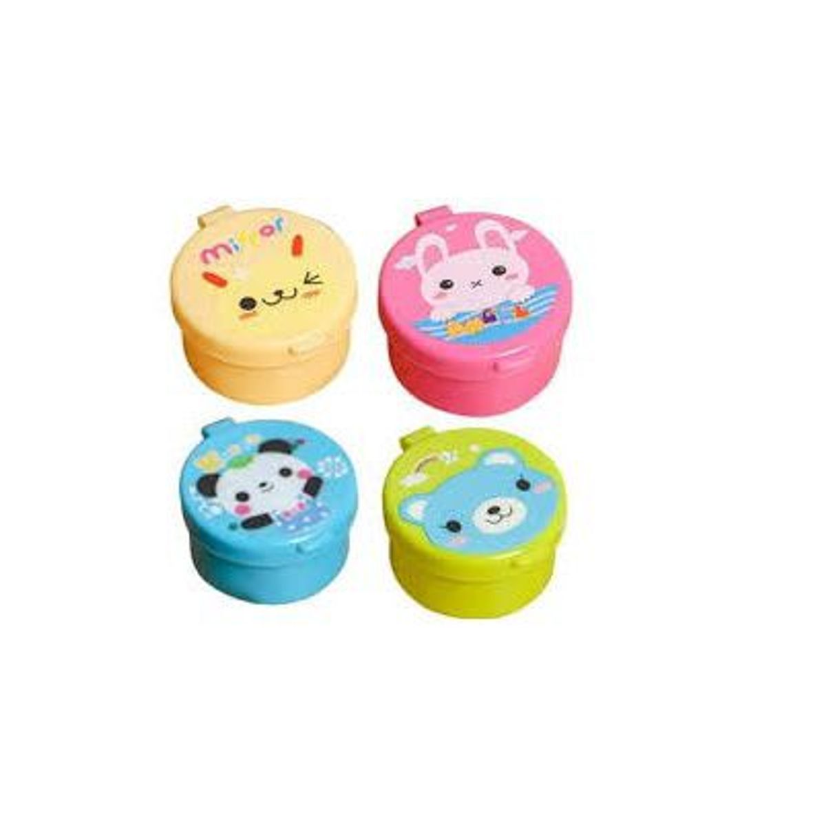 GENERICO - Set de 8 Contenedores para Aliño y Cremas para Lonchera