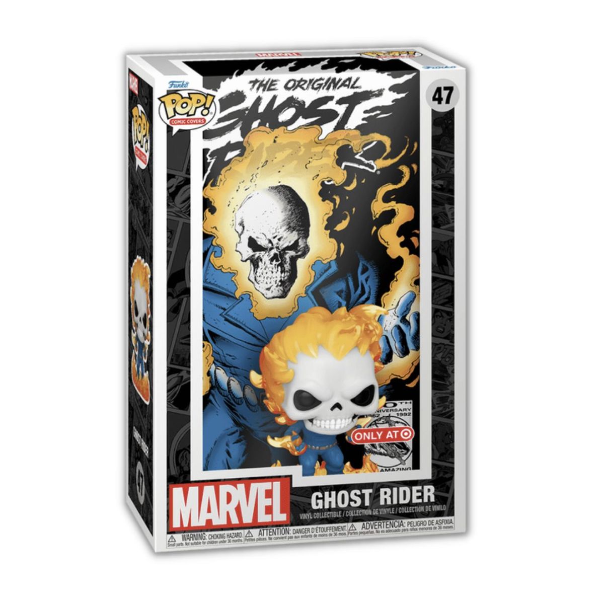FUNKO - Ghost Rider Funko Pop 47 Comic Covers Marvel Exclusivo