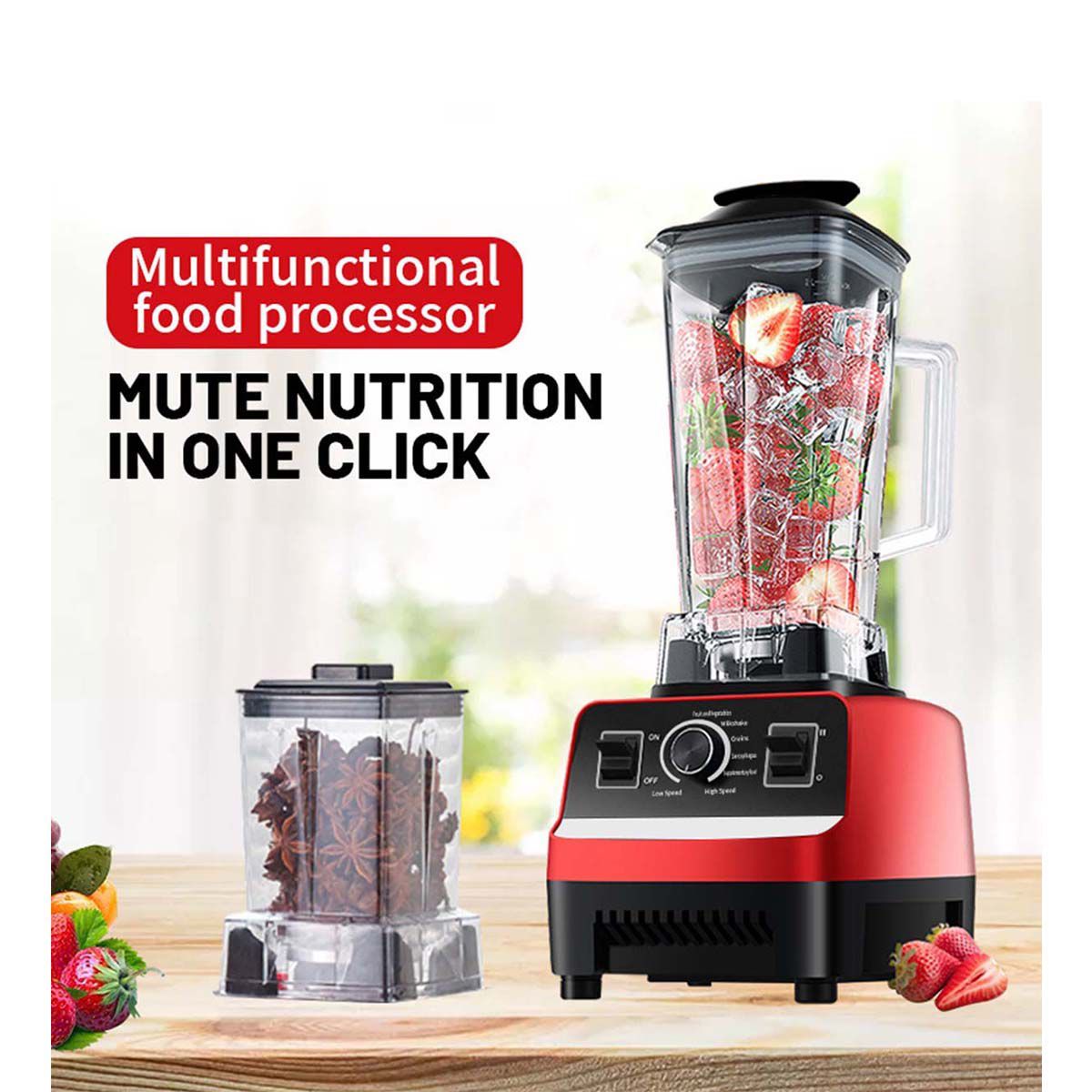 BAALATHKKO5 - Licuadora con tecnología de motor reversible y panel digital