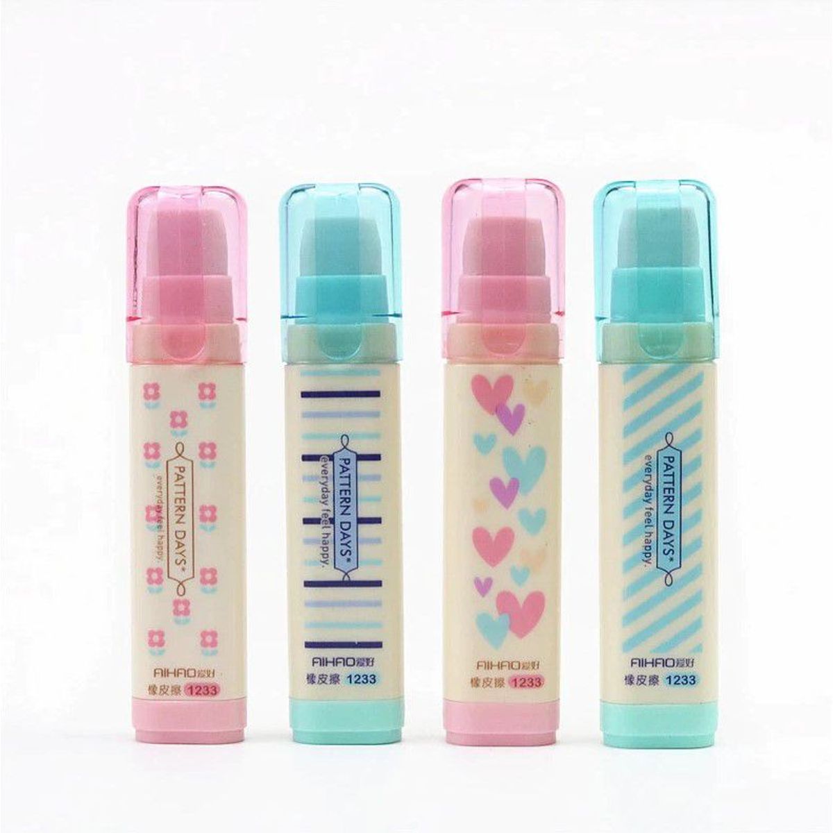 GENERICO - Borrador de Tres Recargas - COLOR ALEATORIO