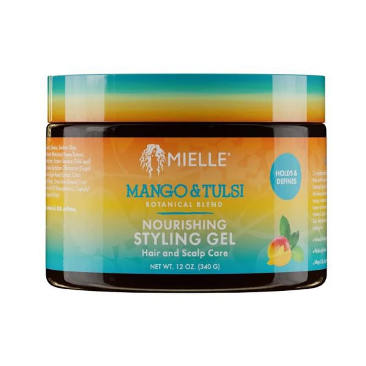 MIELLE - Gel de Peinado Nutritivo Mango  Tulsi 340g Mielle
