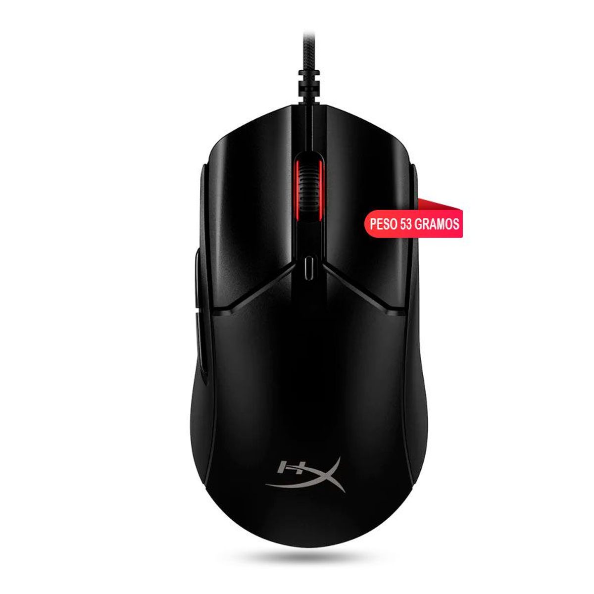 HYPERX - mouse gamer HyperX Pulsefire Haste 2 negro