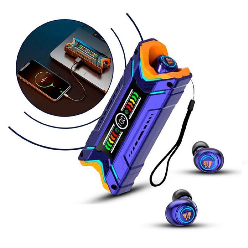 GENERICO - AUDIFONOS BLUETOOTH GAMER M48 - LILA