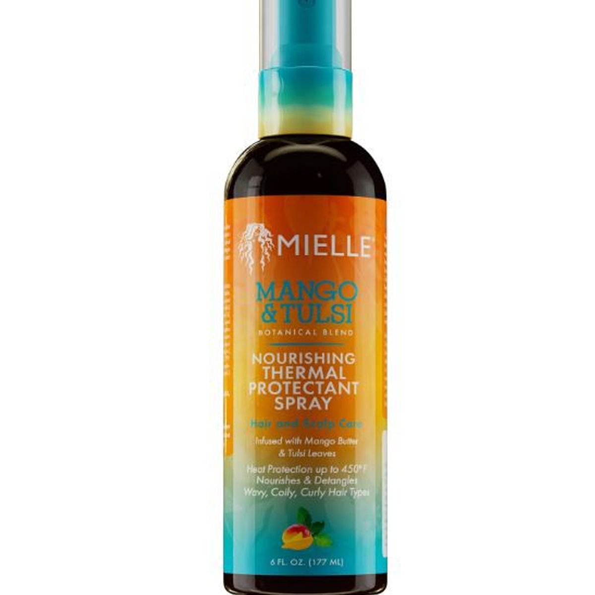 MIELLE - Spray Nutritivo Protector de Calor Mango  Tulsi 177ml Mielle