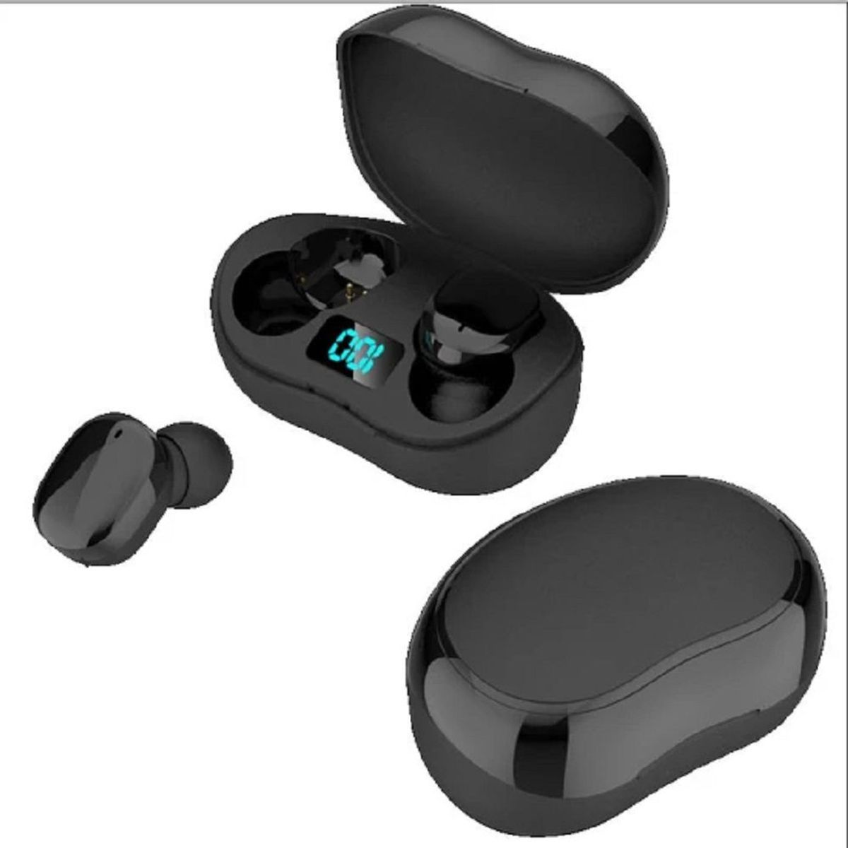 GENERICO - AUDIFONOS BLUETOOTH GAMER E8S CANCELACIÓN DE RUIDO - NEGRO