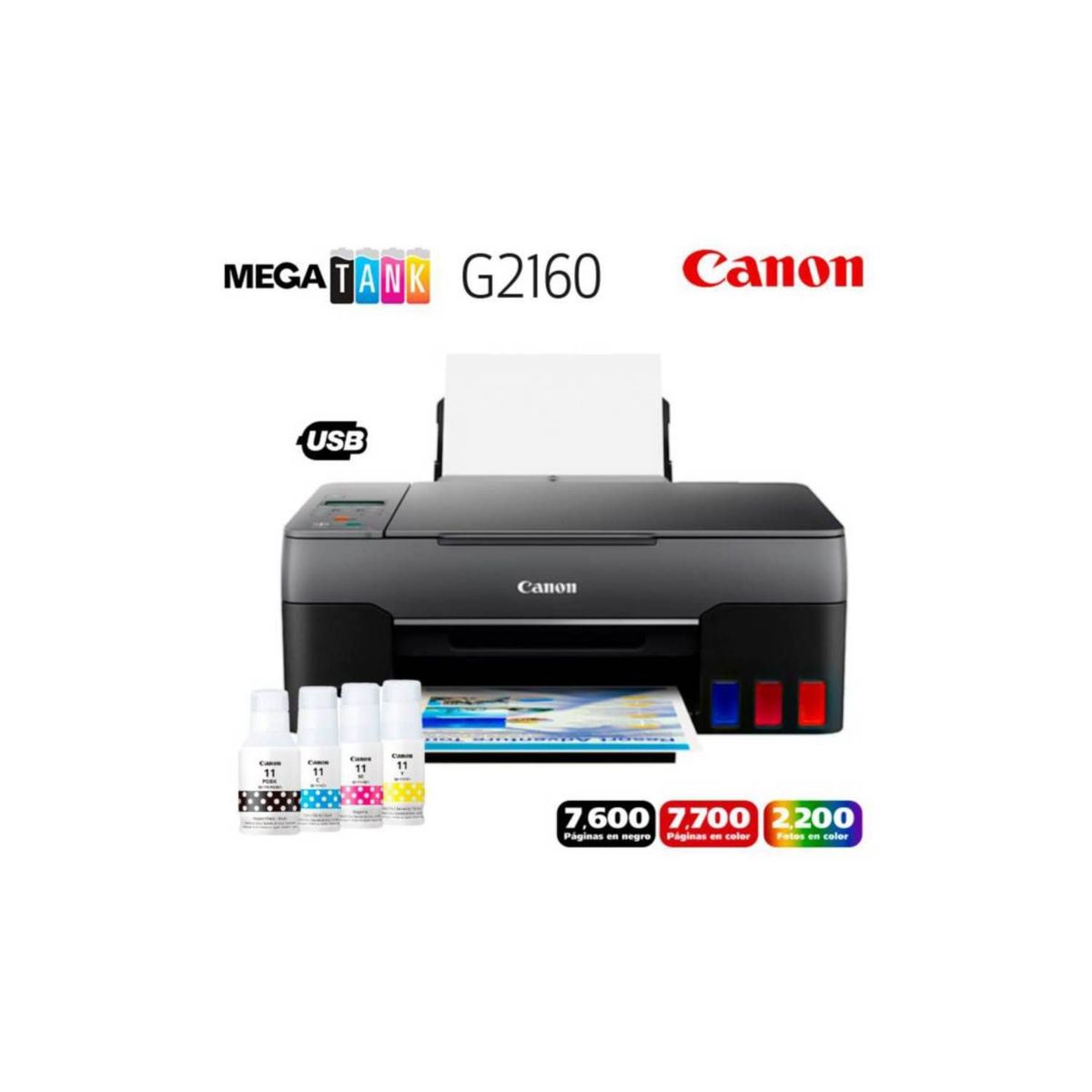 CANON - Impresora Multifuncional Canon Pixma G2160