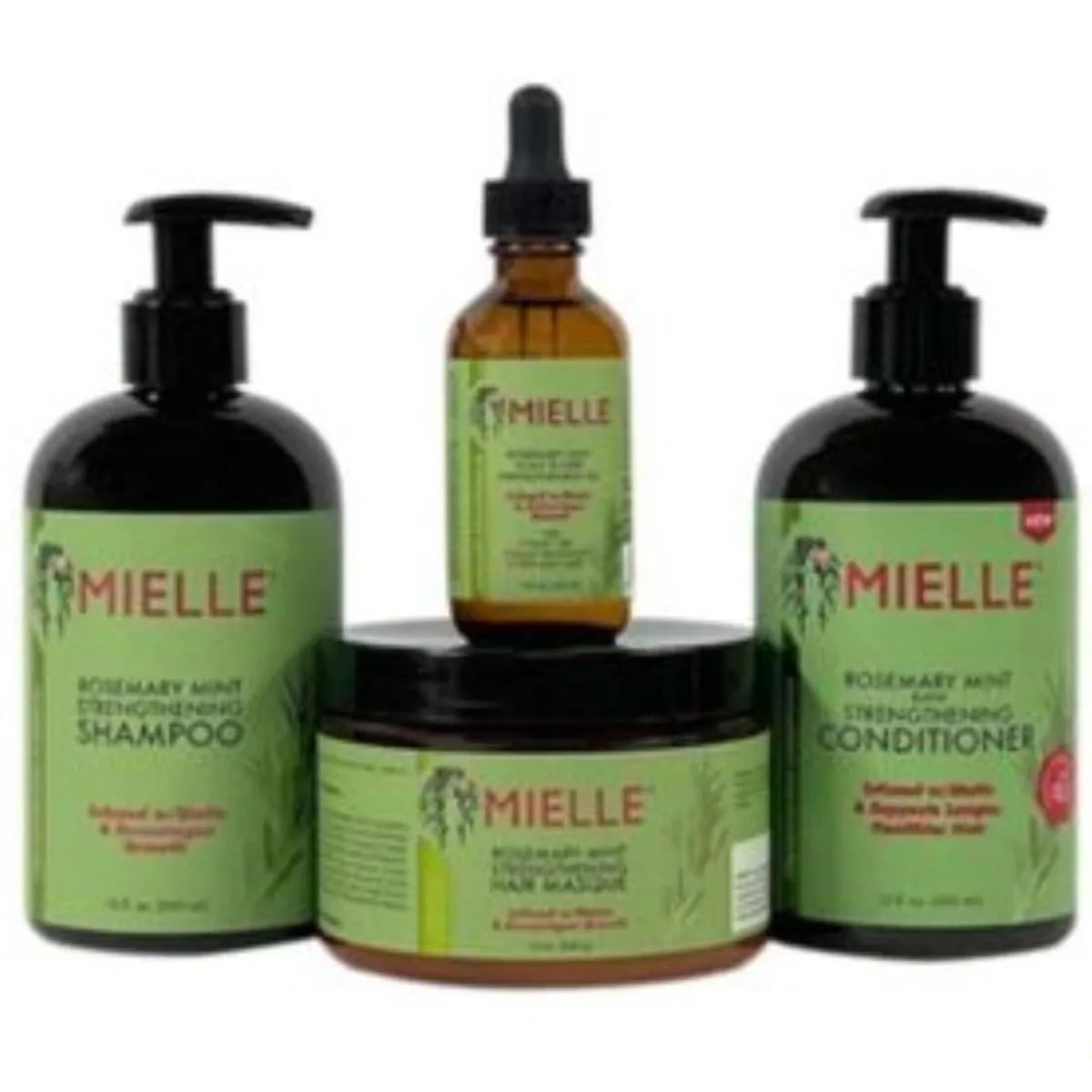 MIELLE - Kit Rosemary Mint Strengthening - 4un Mielle