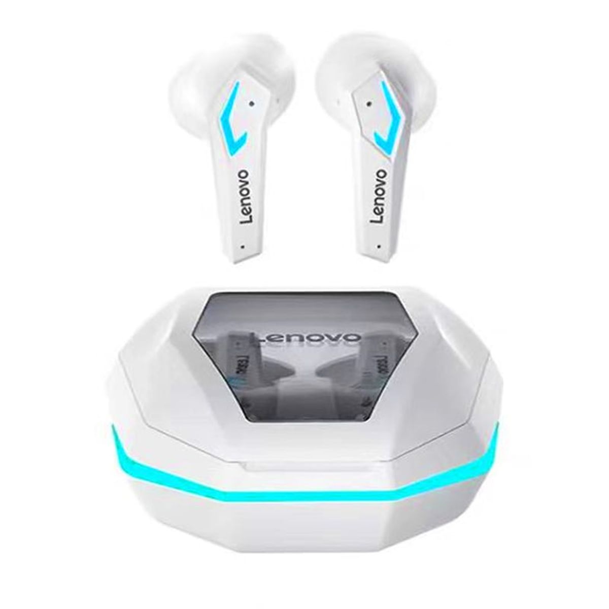 LENOVO - Audífonos Lenovo TG102 Gaming Tws Auriculares Bluetooth 54-Blanco