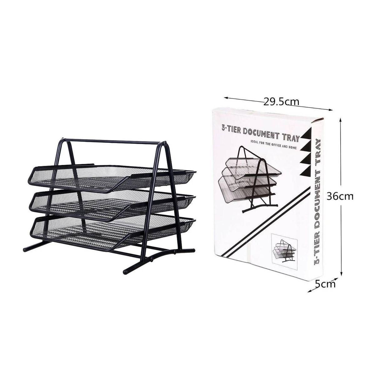 GENERICO - Organizador de Escritorio para Documentos - 3 Niveles