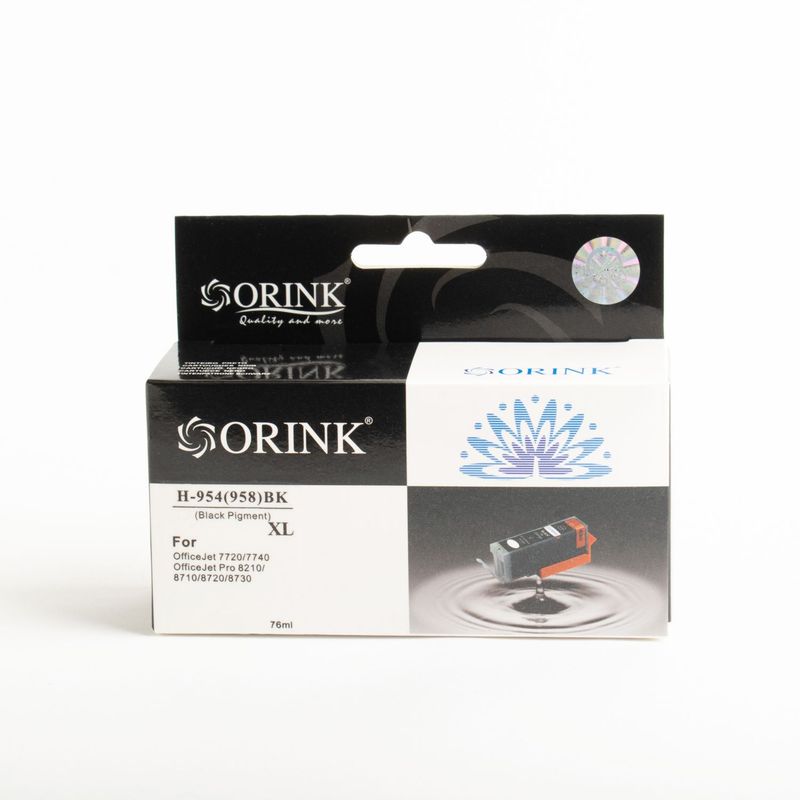 GENERICO - Combo Cartuchos Compatible 954 XL Ng, Az, Rj, Am + Papel Foto 4R X 20