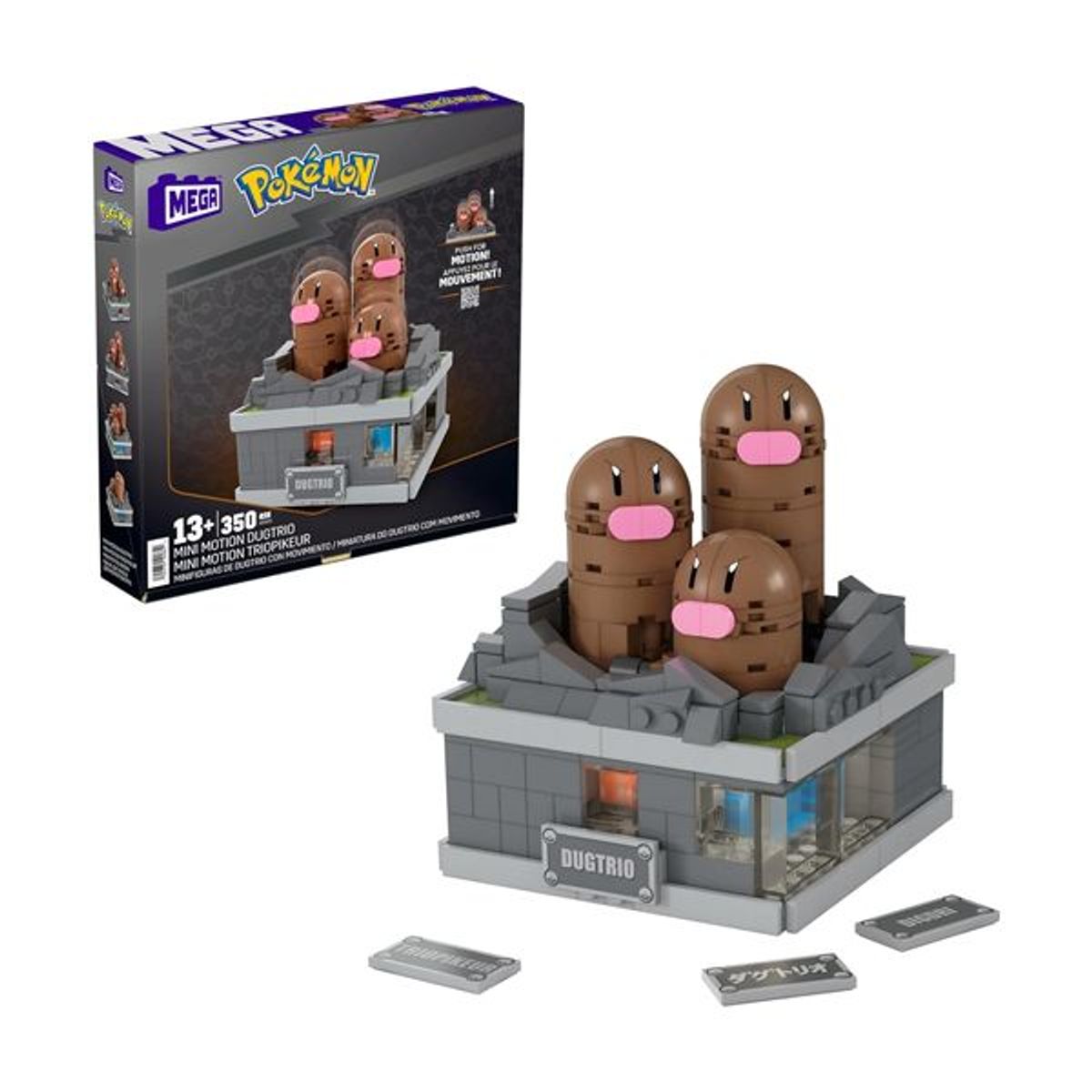 POKEMON - POKEMON MEGA DUGTRIO 350 PIEZAS