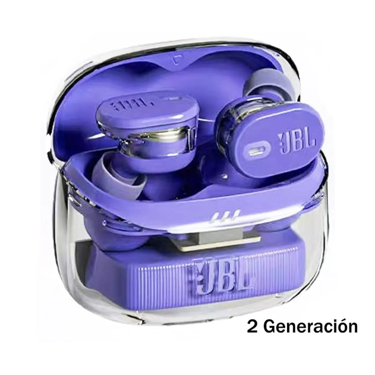 JBL - JBL Tune Buds 2 Auriculares inalámbricos sonido Pure Bass-Marado