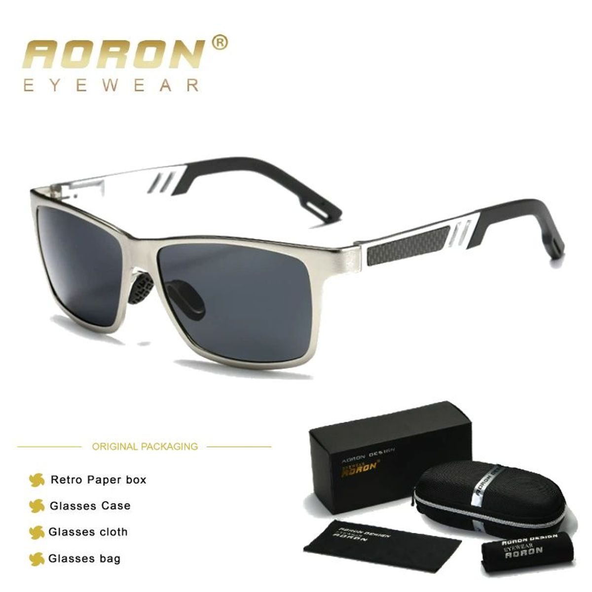 GENERICO - ¡¡¡LENTES DE SOL AORON  SPORT - POLARIZADOS UV400!!!