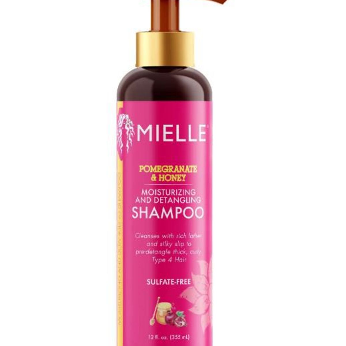 MIELLE - Shampoo Hidratante y Desenredante 355ml Mielle