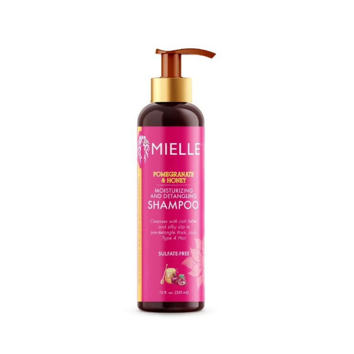 MIELLE - Shampoo Hidratante y Desenredante 355ml Mielle