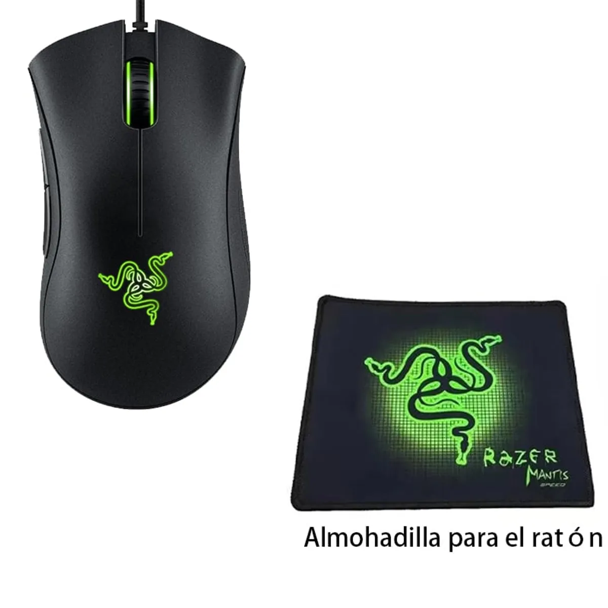 RAZER - Mouse Razer y Almohadilla para el ratón Y Razer Mousepad -Negro
