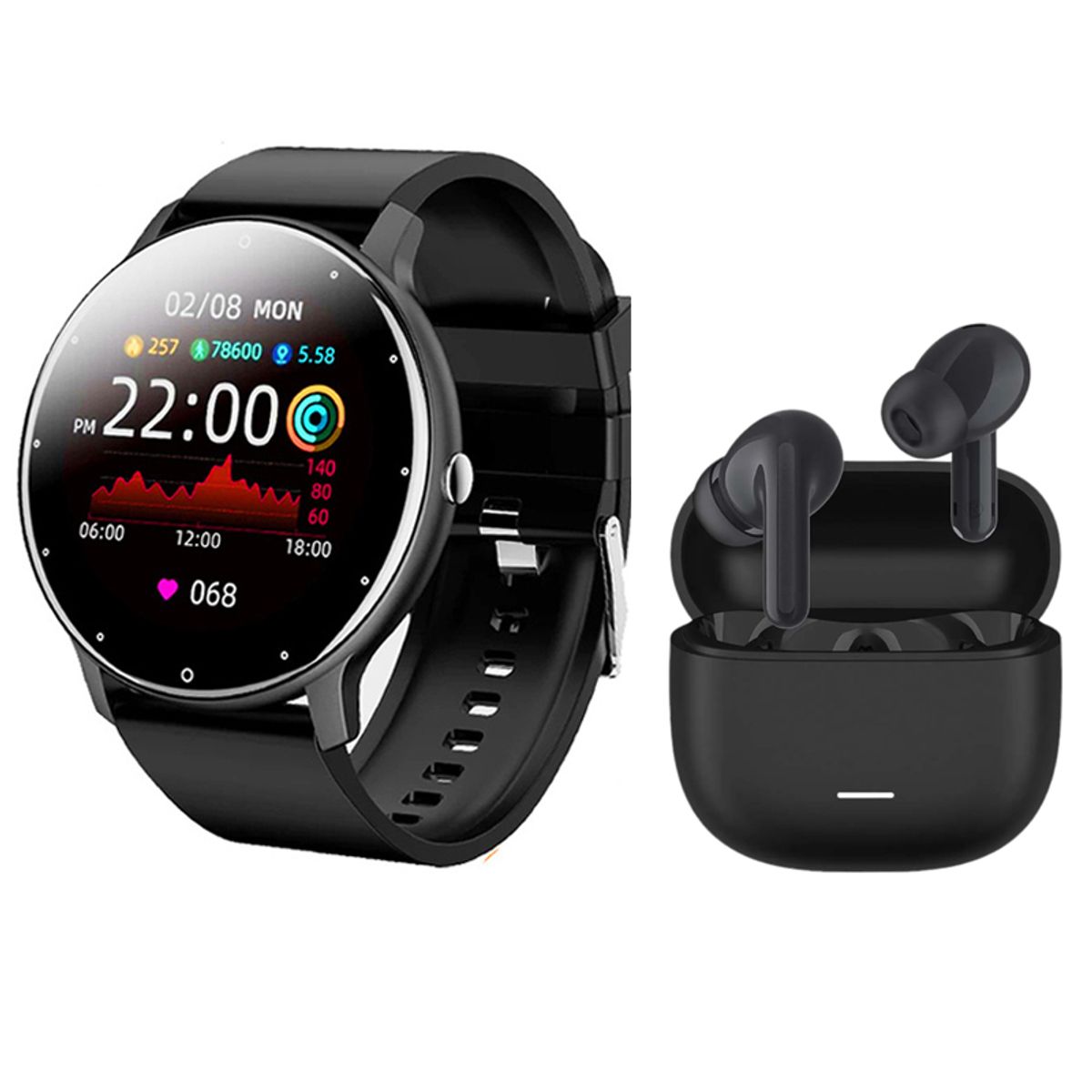 XIAOMI - Auriculares bluetooth xiaomi buds 6 lite BT54 y Zl02 reloj inteligente