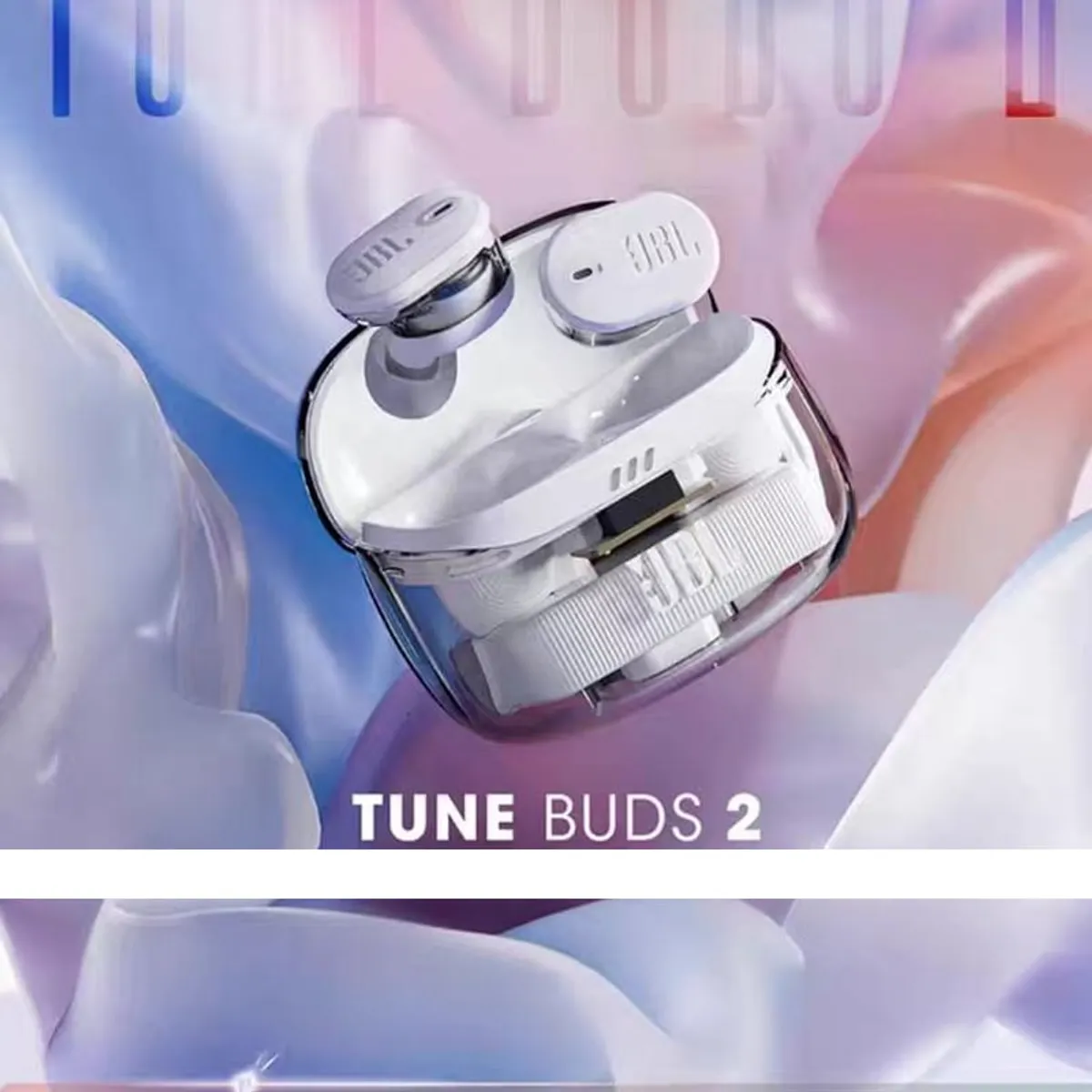 JBL - JBL Tune Buds 2 Auriculares inalámbricos sonido Pure-Blanco y Estuche