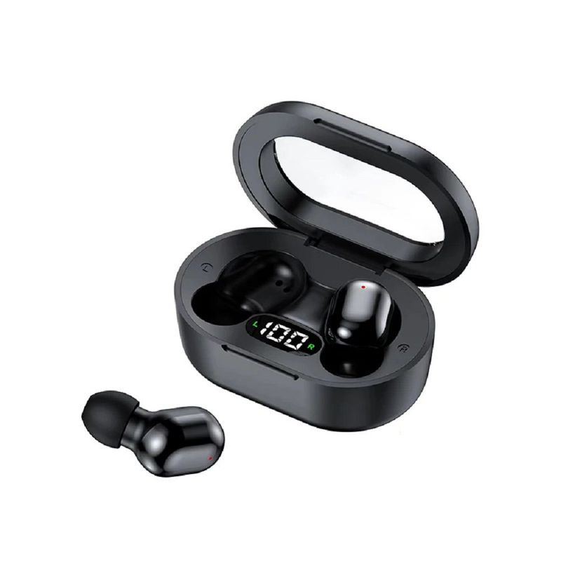 GENERICO - AUDIFONOS BLUETOOTH GAMER E8S CANCELACIÓN DE RUIDO - NEGRO