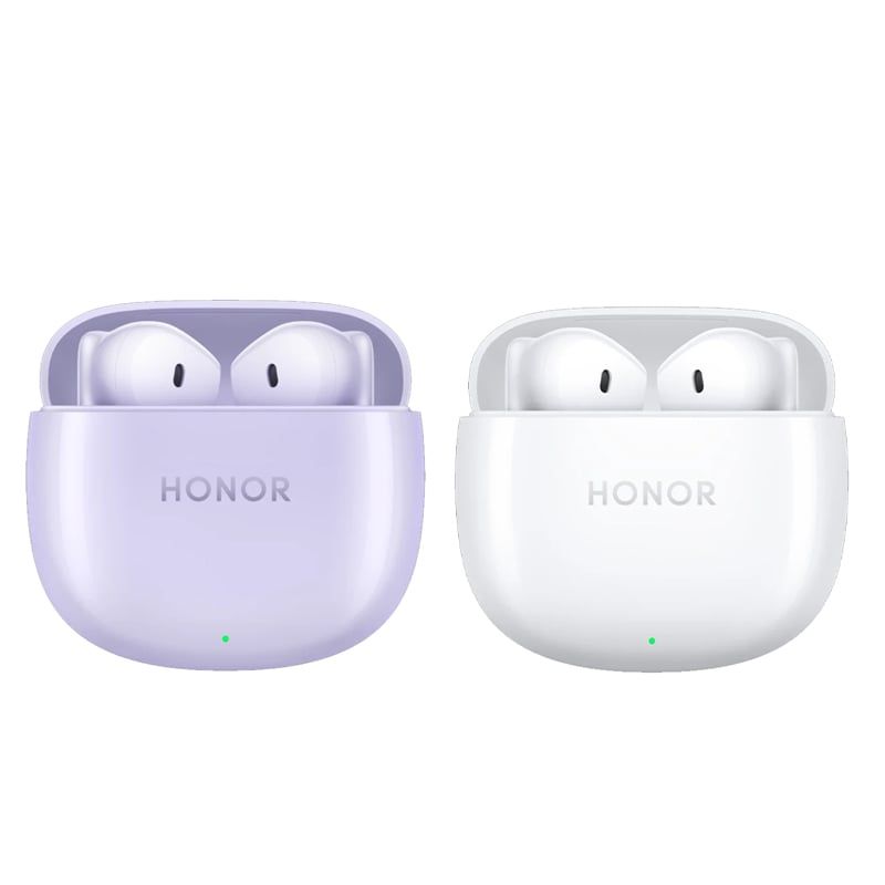 HONOR - Set 2 De Audífonos Honor X6 Tws BT-Blanco y Morado