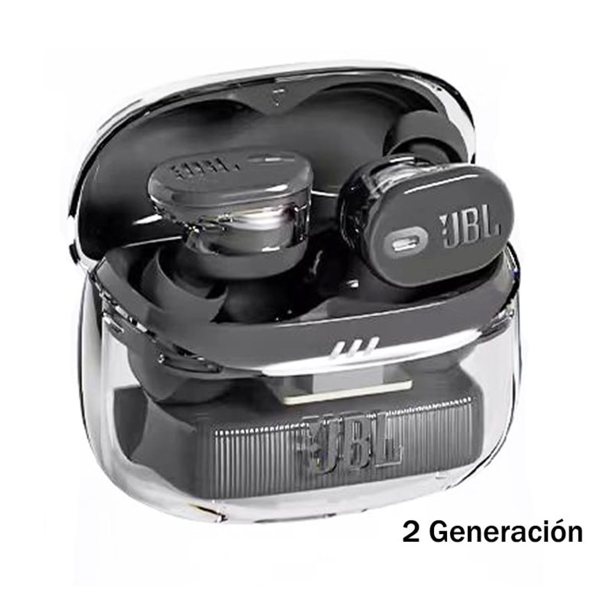 JBL - JBL Tune Buds 2 Auriculares inalámbricos sonido Pure Bass-Negro