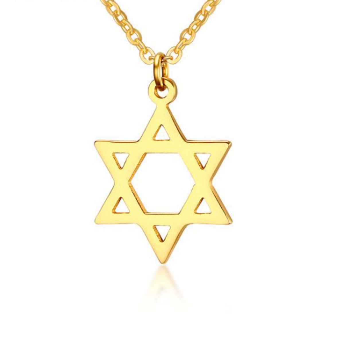 GENERICO - Collar Colgante Estrella de David Mujer
