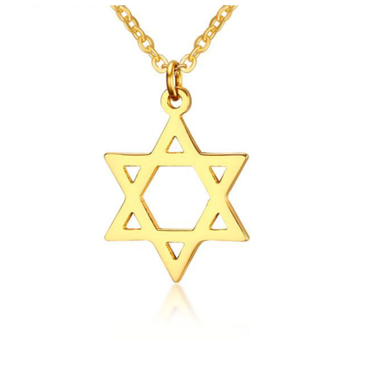 GENERICO - Collar Colgante Estrella de David Mujer