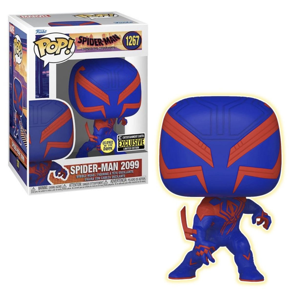 FUNKO - Spider Man 2099 Glow Funko Pop 1267 Exclusivo Across