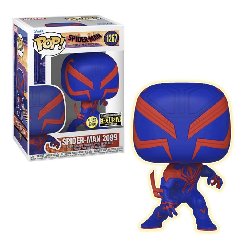 FUNKO - Spider Man 2099 Glow Funko Pop 1267 Exclusivo Across