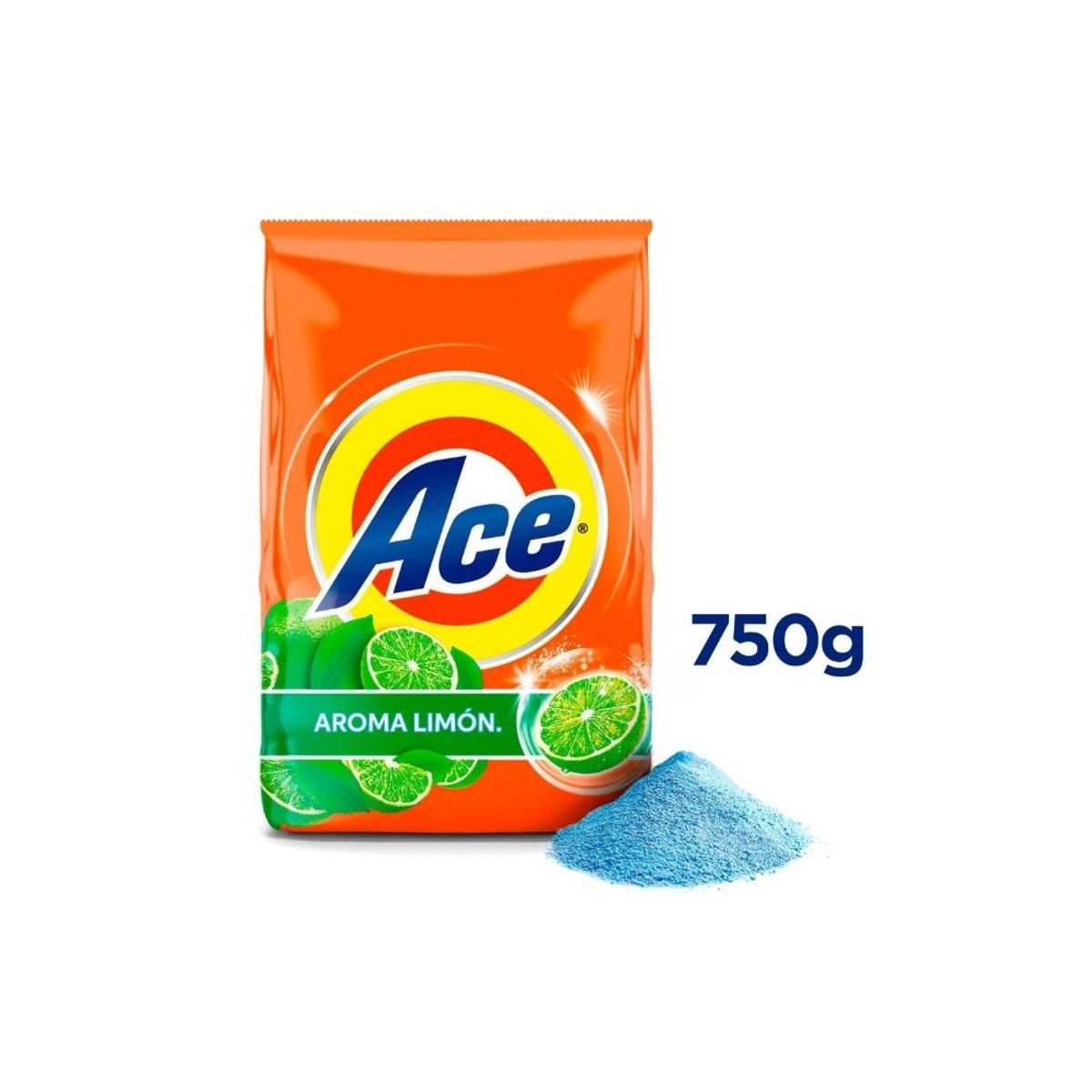ACE - Detergente en Polvo Ace Aroma Limón 750 gr