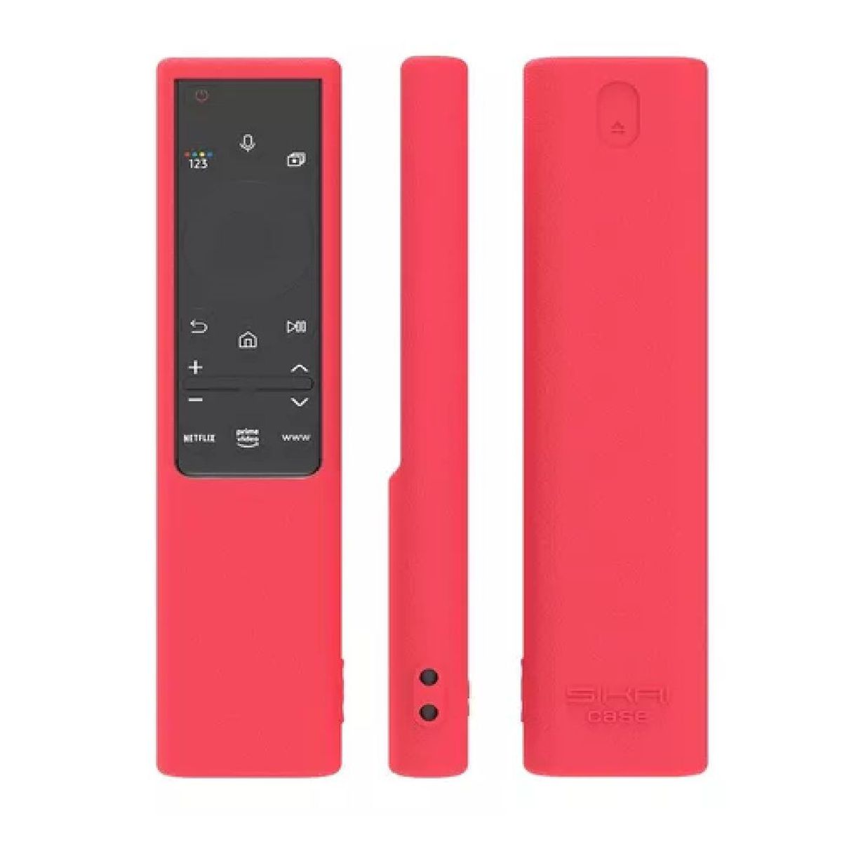 OTTOWARE - FUNDA PARA CONTROL REMOTO SAMSUNG QLED ROJO