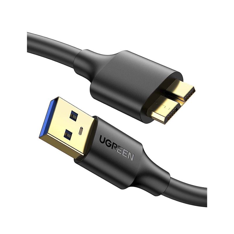 UGREEN - Cable Ugreen Usb 3.0 Micro Usb 3.0 0.5 Metros 10840 Black