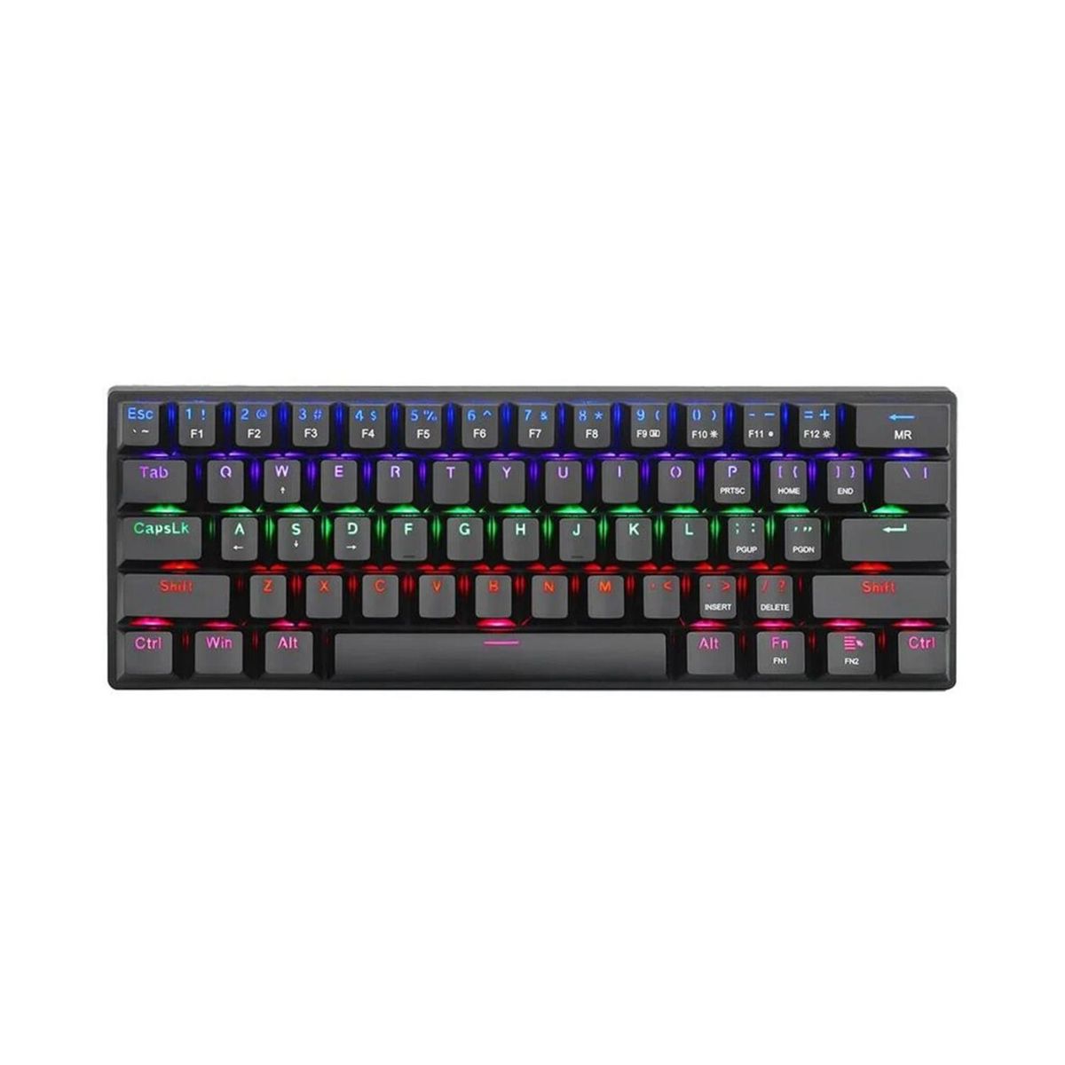 T-DAGGER - Teclado Gamer T-Dagger Arena Rainbow Spanish T-Tgk321-Br Black