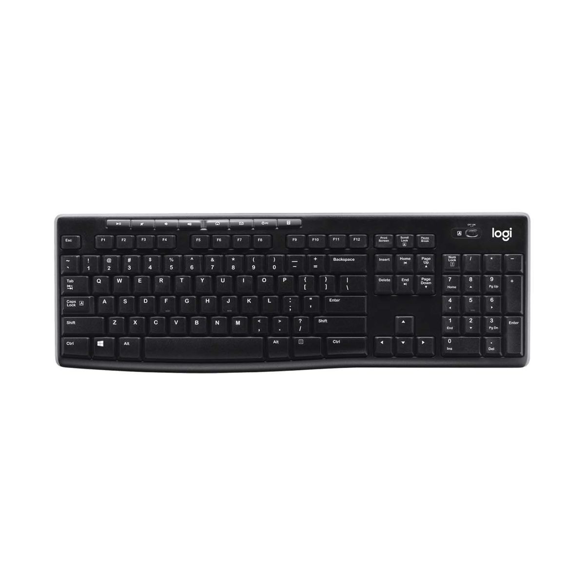 LOGITECH - Teclado Logitech K270 Wireless Unifying Usb Sp Black