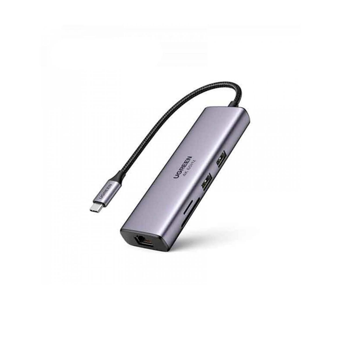 UGREEN - Adaptador Ugreen 7 En 1 Usb-C Usb 3.0 Hdmi 4K Cm512 Grey