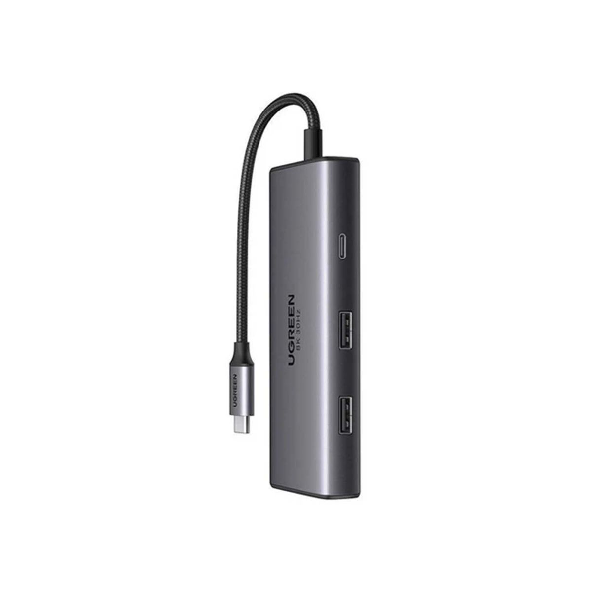 UGREEN - Hub Ugreen Revodok 206 Usb-C 6 In 1 Multifunction 100W Cm498 Grey
