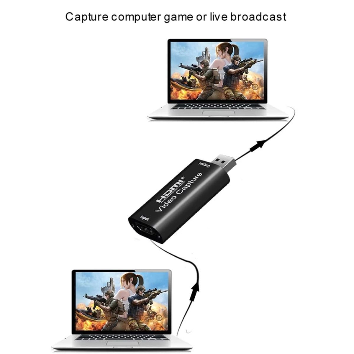 GENERICO - Capturador De Video HDMI Capturadora USB 3.0 streamer