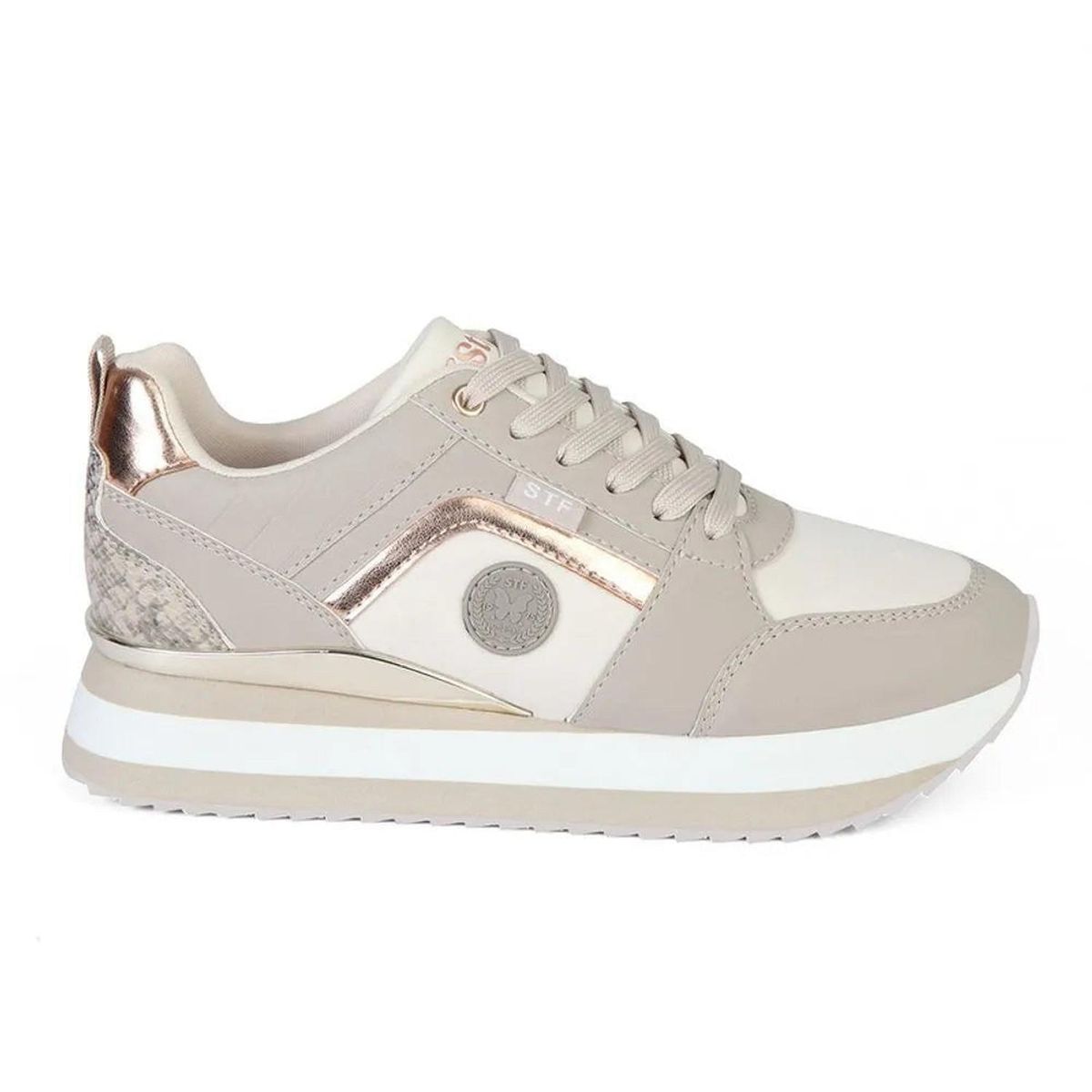 STHEF - ZAPATILLA MUJER STHEF URBANA BEIGE 7916