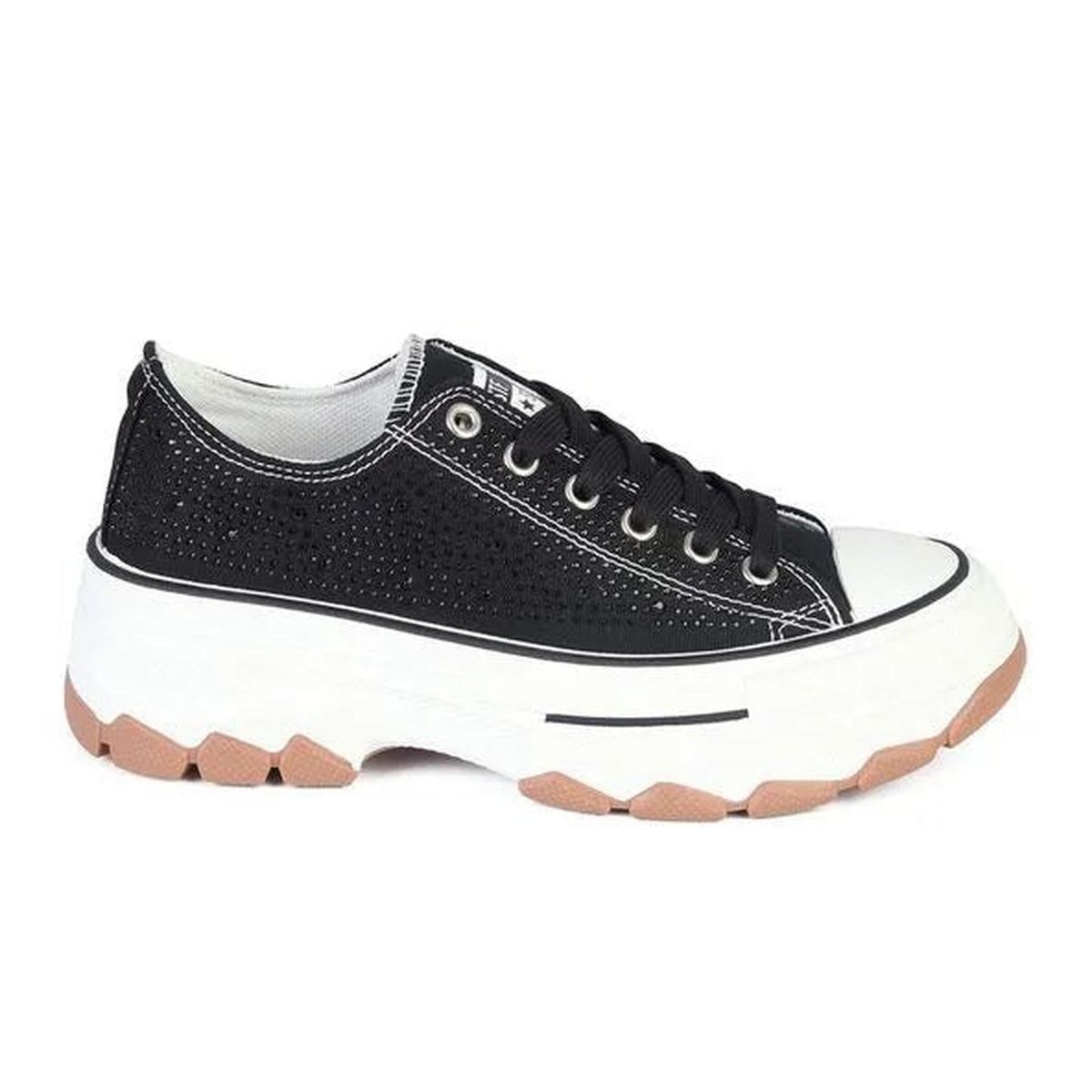 STHEF - ZAPATILLA MUJER STHEF TRENDY NEGRO 7890