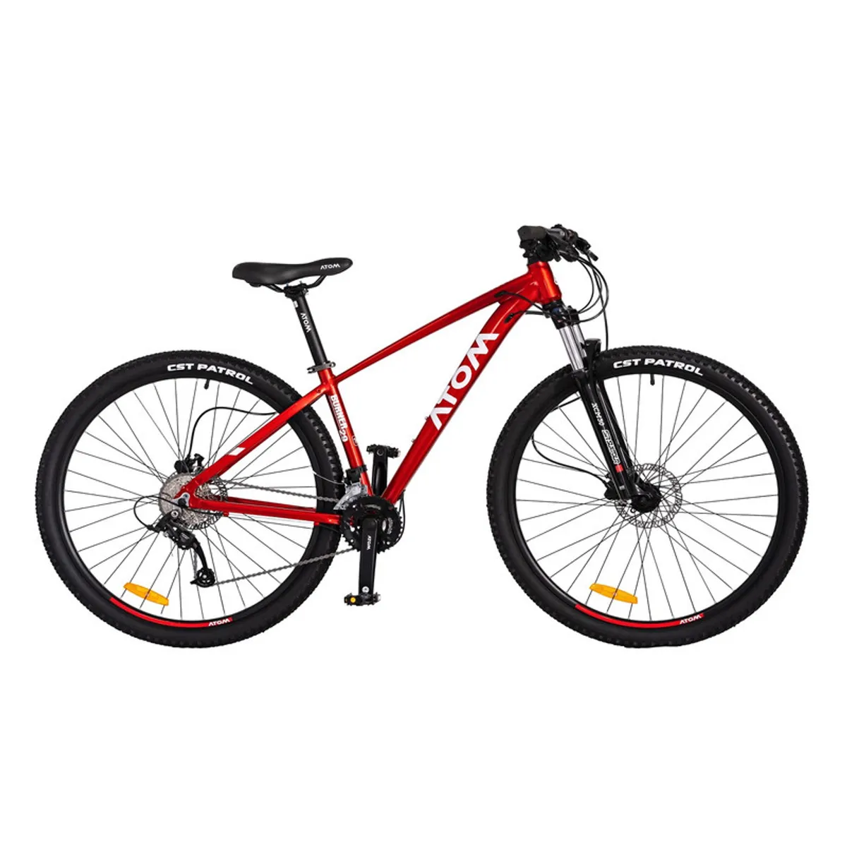 ATOM - BICICLETA ATOM BURNER ARO 29 TALLA 16 ROJO GLOSS + CASCO ROJO